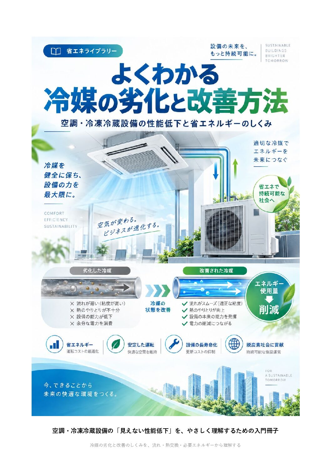 よくわかる 冷媒の劣化と改善方法 表紙